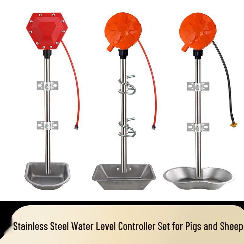 Stainless Steel Automatic Water Bowl for Pig and Sheep Farming BB Level Controller Set