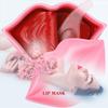 TUPERMAR Maschera Labbra in Foglietto, Patch Idratanti Rimpolpanti Rosa, Maschere Trattamento Gel per Labbra Secche, Cuscinetti Labbra Rimpolpanti al Collagene da Dormire Notturno
