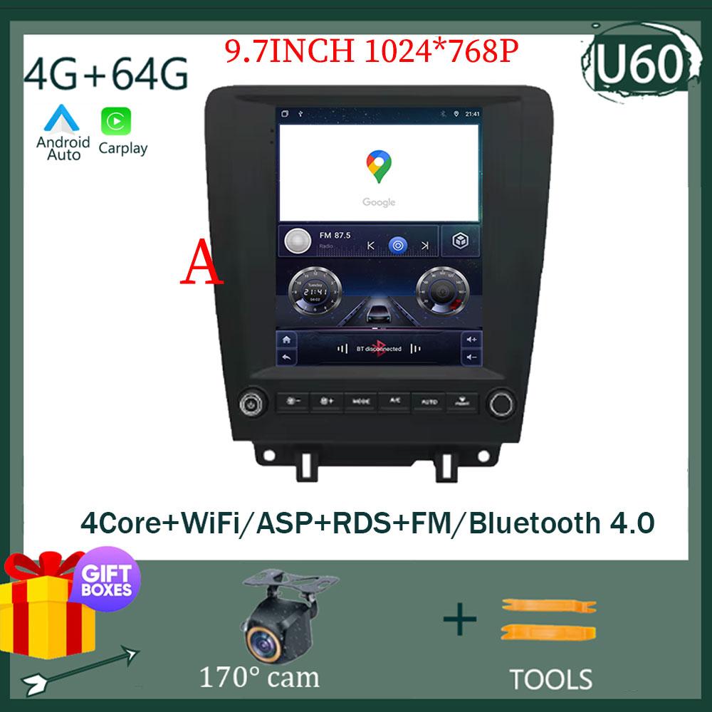 

9.7 inch Car Stereo For Ford Mustang 2010-2014 Auto Radio Android 13 Multimedia Player Carplay GPS Navi Head Unit NO 2DIN DVD
