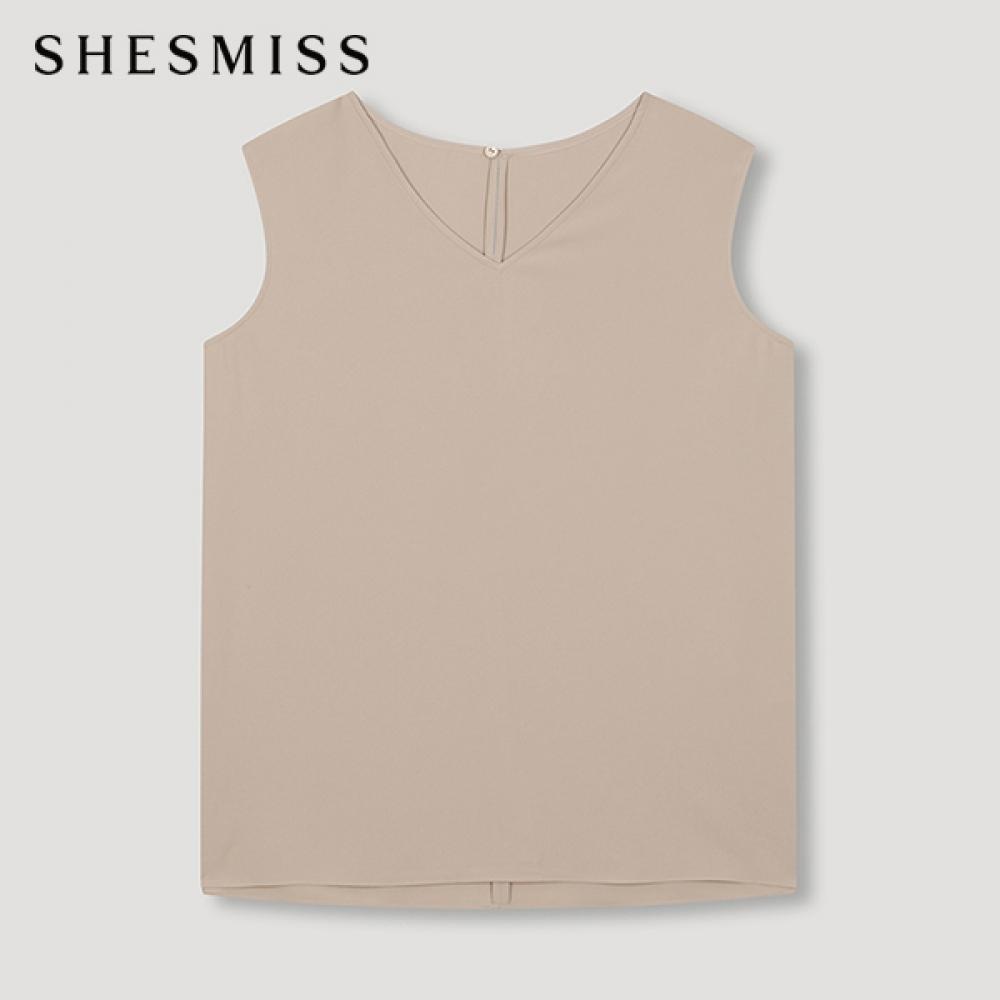 

She S miSS V Neck SleeVeleSS blouSe Swwbln22020 Pb pink beige/55