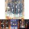 Christmas Snowflake Reindeer Window Sticker With Static Glass Decals For Holiday Decor