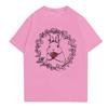Easter - Men's Casual Baggy Bunny  Print T-shirt Round Neck Pull-over Short-sleeved Top