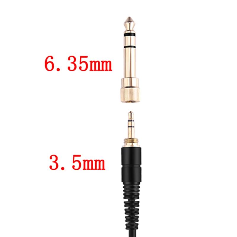 6.5mm To 3.5mm Mixer Dj Electric Headphone Cable forSony MDR1A SHP9500 Earphone Pull Resistance Headset Wire