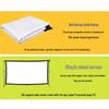 Punch-Free Wall-Mounted Outdoor Camping Projector Screen, High-Definition, 84-120 Inch
