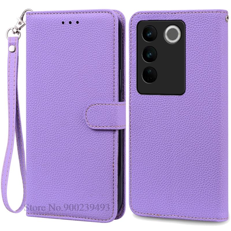 For Vivo V27e 4G Case Wallet Leather Flip Cover For Vivo V27E Case Stand Book Cover For VIVO T2 4G  Case Soft Silicone Fundas