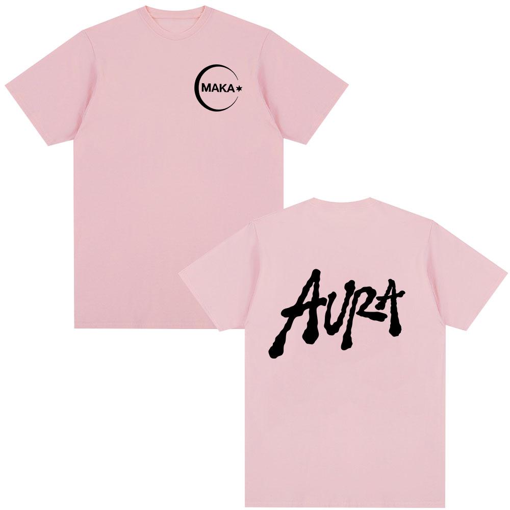 Rapper Maka Aura 2025 Tour Album Merch T Shirts Men Women Fashion Vintage T-shirt Casual Cotton Short Sleeve T Shirt Streetwear
