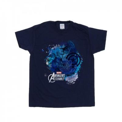 Jungen Avengers Captain America Montage T-Shirt