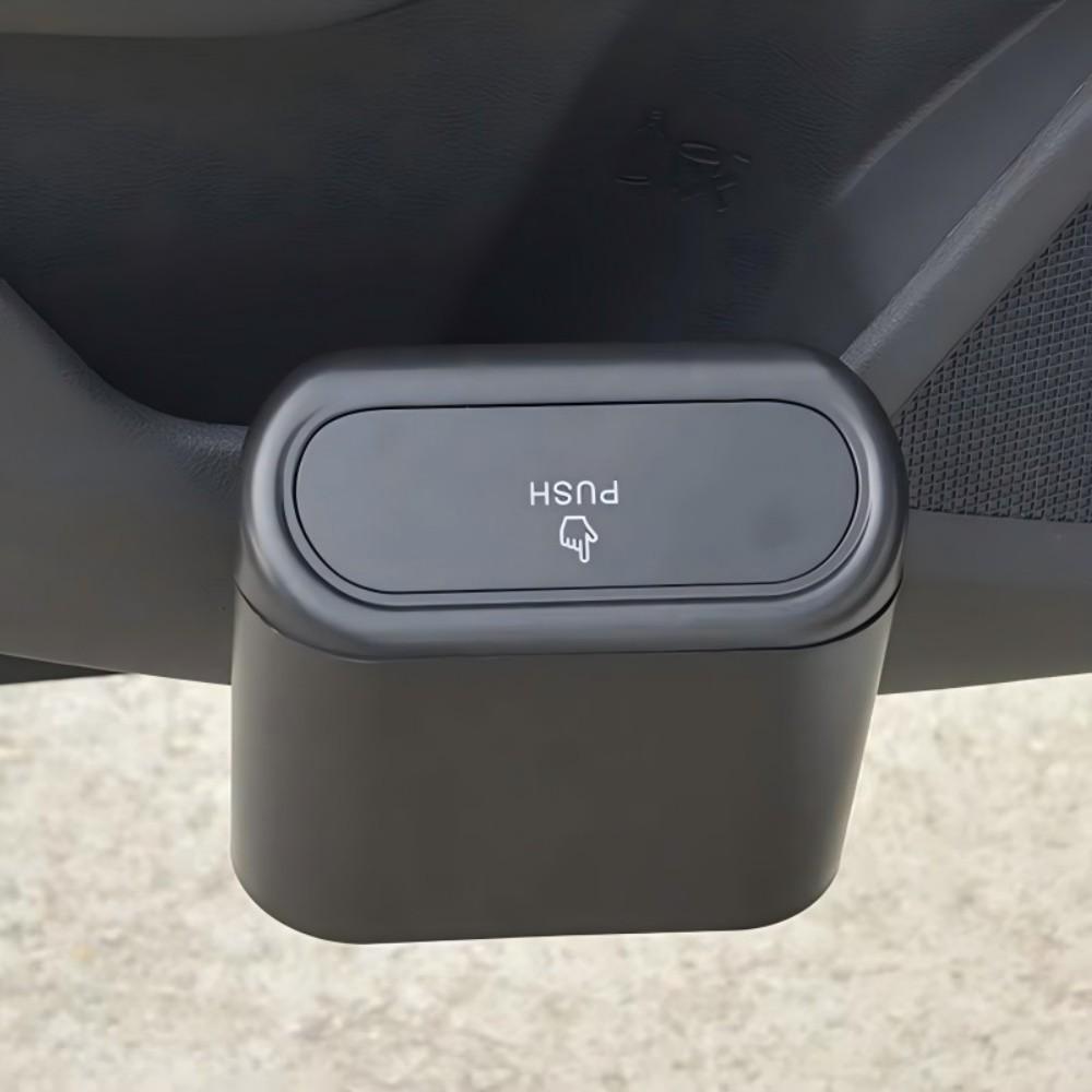 Car Trash Can with Lid Universal Vehicle Mini Leakproof Garbage Bin Car Organizer Storage for Front Back Seat Vehicle supplies