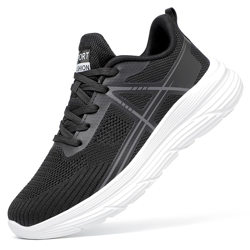 

Meadfield Men s Sports Shoes - Men s Athletic Shoes - Breathable, Lightweight, Anti-Slip - Casual Sports Shoes for Men - Running 38 чёрный