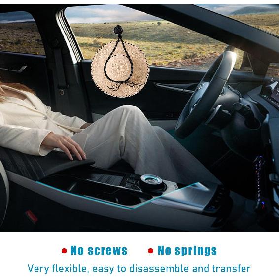 Ziciner Cowboy Hat Mounts For Your Vehicle, Hat Mounts With Suction Cup, Hat Holder Rack To Keeps Your Hat Securely On The Dash, Auto Universal