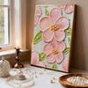 Perlenmalset Thema Rosa Blumen Rahmenlos Handarbeit DIY Schlafzimmerdekoration Wohnzimmer Wandkunst Raumdekoration Kunsthandwerk Dekoration