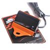 Black Rectangle CNC Motorcycle Gauge Mount Bracket Water Temp Volt Meter Holder