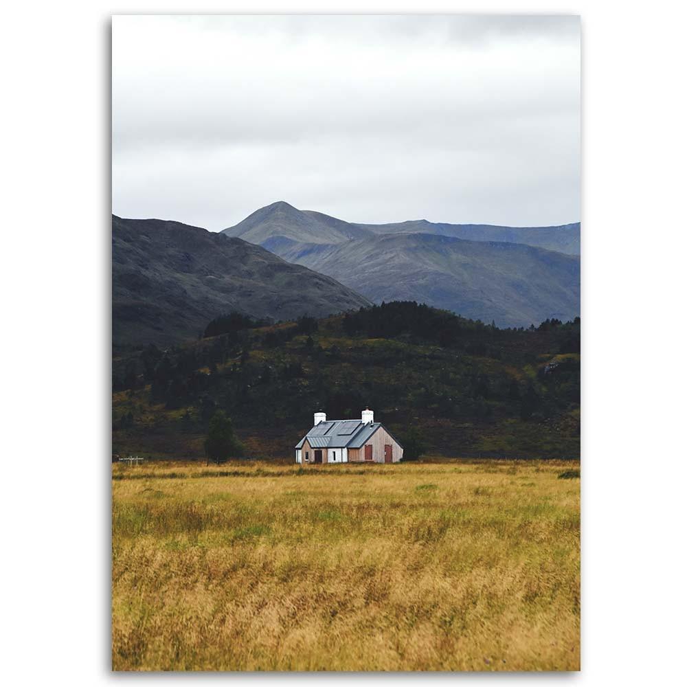 Canvas Print Mountain Home Landscape Nature