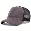 Trucker Adjustable Ports Outdoor Men For Cap Baseball Mesh Neutral Gender Women  Caps Fashion Curved Dad Casual Breathable Sunhat Trendy