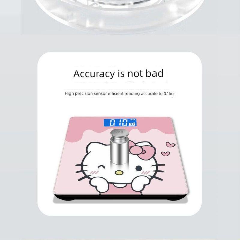 Electronic Scale, Household Weight Scale, Cartoon Cute, Accurate, Smart, Bluetooth Rechargeable Body Fat Scale, Girls' Fat Loss Health Scale