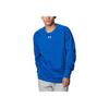 Under Armour Rival Fleece FW24 Loose Warm Crew Neck Long Sleeve Sweatshirt Men Sweatshirt Tech-Blue White 1379755-432