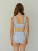 Painbei High-Rise Briefs Aqua Blossom