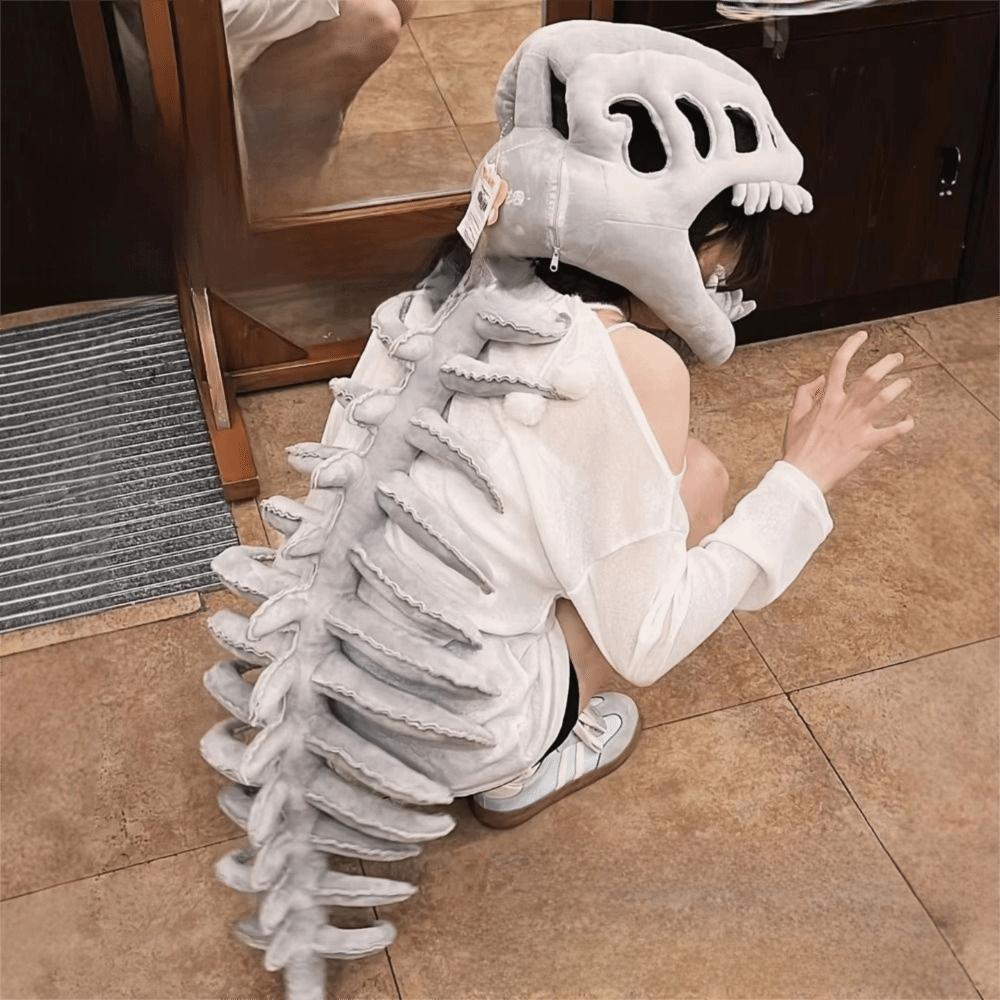 Wearable Funny Cosplay Headwear Funny Dinosaur Skeleton Cos Props  Photography Props