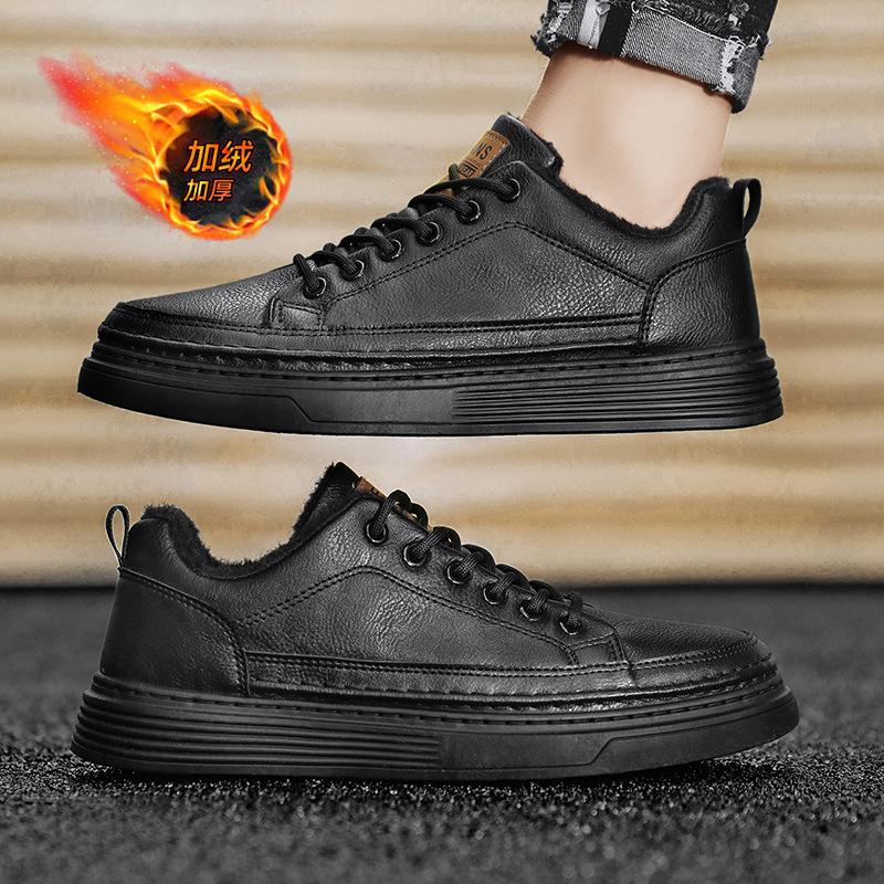 2026 New Casual Shoes for Men Shoes Design Sneakers Male Comfortable Cow Leather All-match Comfortable Skate Shoes Man