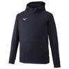 Mizuno Soft Dry Knit Training Slim Deep Size Medium Hoodie, Fit, Navy, 32MC9119,