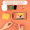 Fenrry Häkelset für Anfänger DIY Niedliches Hunde-Starterpaket mit Garnknäueln Häkelnadeln Strickmaschenmarkierer Nadeln Anleitung