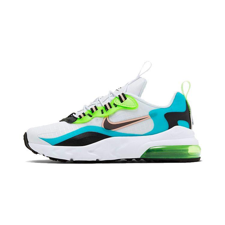 

Детские кроссовки Nike Air Max 270 React SE PS Oracle Aqua Белый Черный Призрачно-зеленый CW2211-300