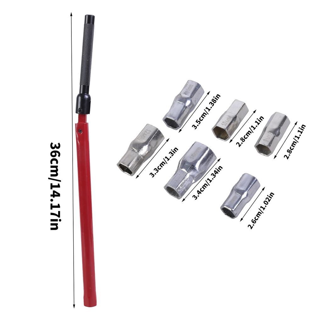 Stand Tap Wrench 8-13mm Tap Key Tap Tool Tap Assembly Tool for Tap Mounting Inserting Clamping Nuts Tight Sink Areas