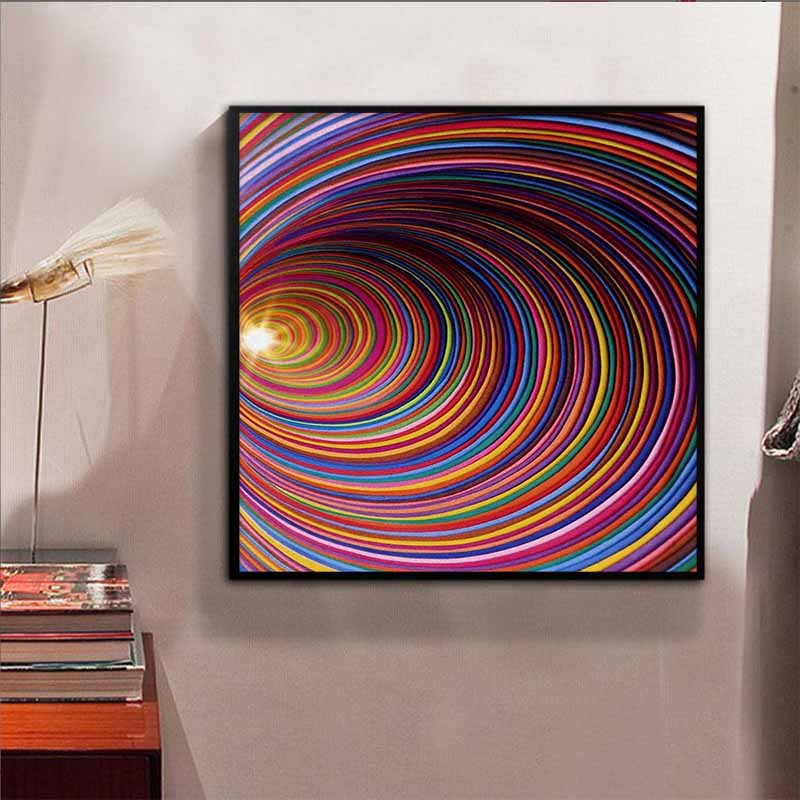 

New Arrival 5D DIY Full Circle Diamond Painting Abstract Art Painting Embroidery Cross Stitch Home Decor Gift 20x20cm