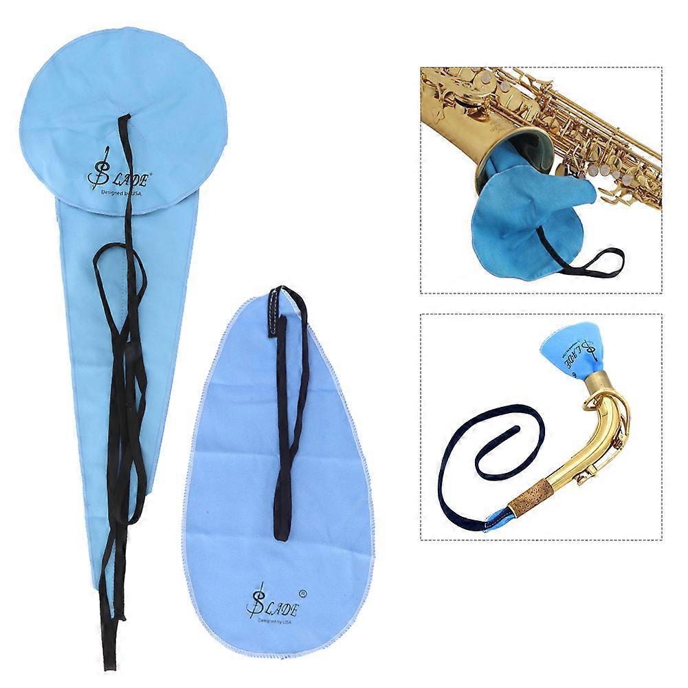 5Pcs Saxophone Cleaning Swab Cloth Mouthpiece Brush Cleaning Care Kit Set