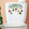 1 Piece Daily Home Decoration Toilet Sticker - Removable Waterproof Bathroom Sticker for Ceramic Tiles & Glass Surfaces