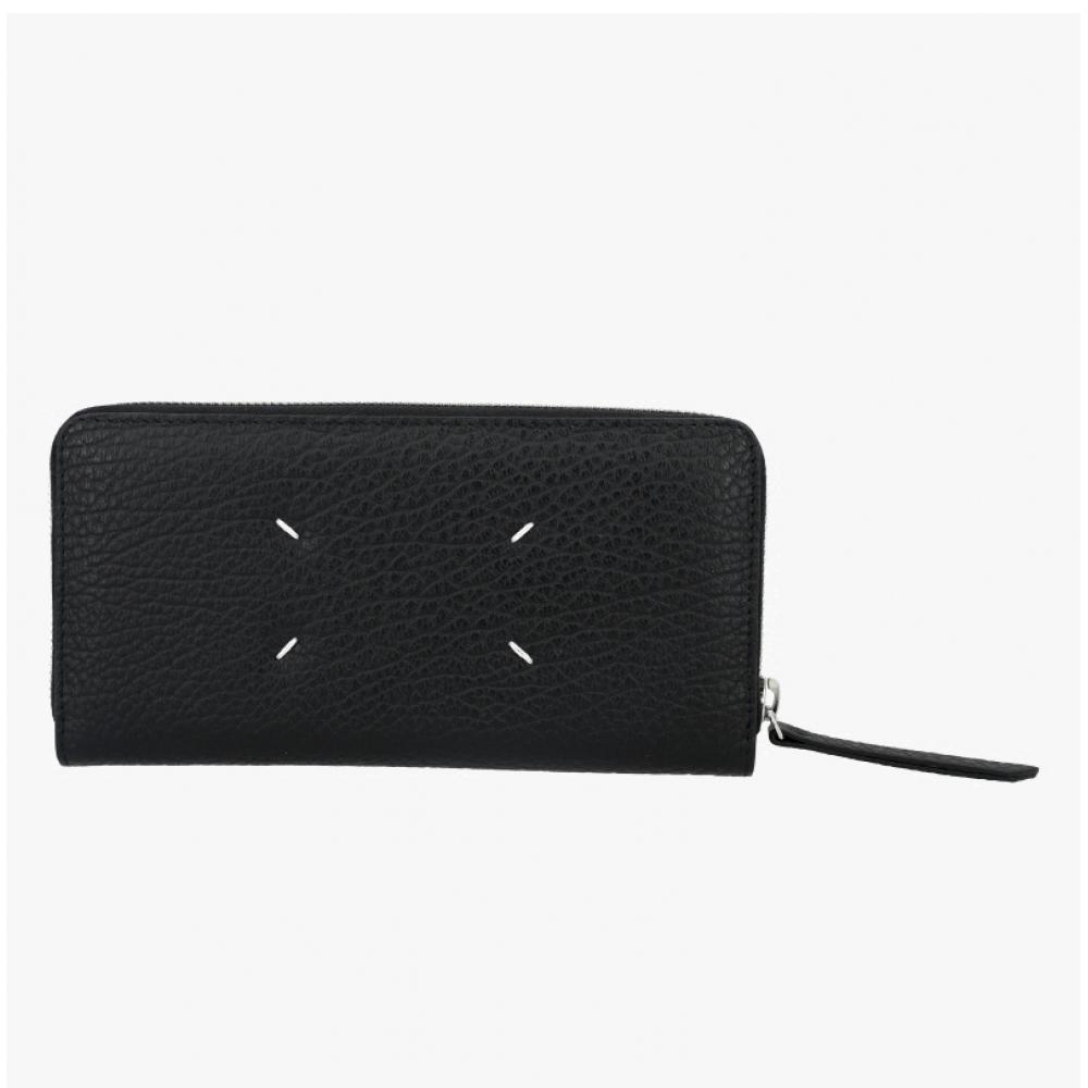 Maison Margiela Reißverschluss Stitch Grain Lange Geldbörse S56ui0110 P4455 T8013