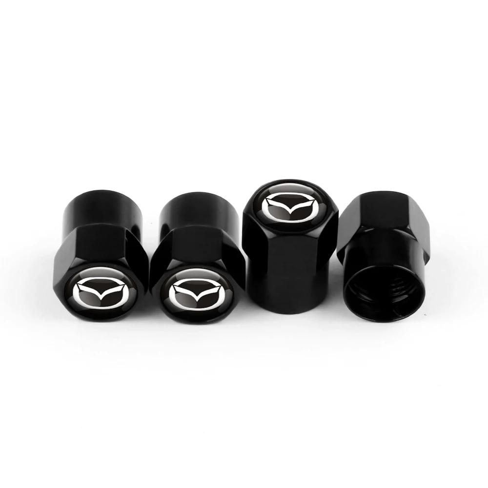 Car Wheel Tire Valve Cap Covers for Mazda CX5 Mazda6 CX50 Aluminium Alloy Air Valve Stem Caps GF7