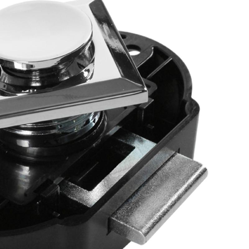 2pcs Auto RVsParts Push Button Cabinet Door Catch Keyless Cupboard Locks for Yachts Caravans Furniture