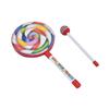 Hand Drum Wooden Frame Cartoon Shape Cute Appearance Crisp Sweet Small Volume Kids DrumLolly
