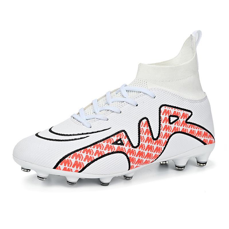High-top Shoes Large-size Football Training Outdoor Youth Fashion Non-slip Men and Women Nails Long Broken 23 Breathable Price