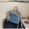 Schoolbag Summer Bag Women's Hand Underarm Pillow Bag 1011 New Rhombus Hot Diamond Denim Blue Shoulder Fashion Crossbody Bag