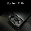 For 2016- For Ford F-150 F150 Carbon Fiber Rear Water Cup Holder Cover Trim