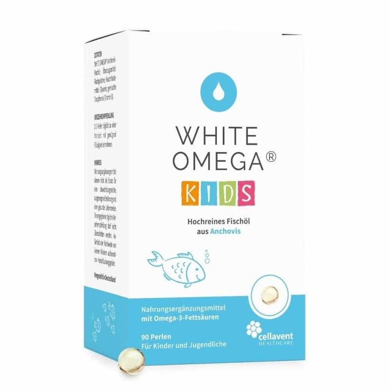 

White Omega Kids Omega-3 Sugar-Free 90 Mini Capsules