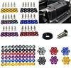 Universal M6 Aluminum Fender Screw Washers Bolts JDM for Automobile Fender Headlight Bumper Car Modified Fasteners Car-styling