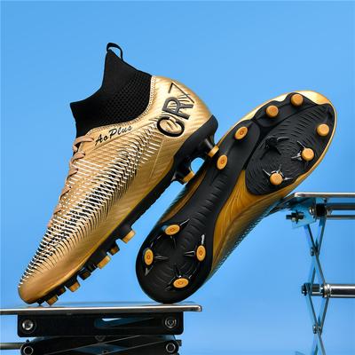 New Men'S And Women'S High-Top Spike Ag Football Shoes, Student Competition Sports Professional Football Shoes Men'S