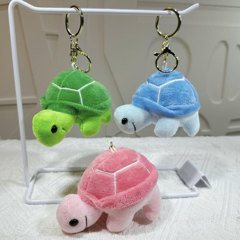 Adorable Plush Turtle Keychain Accessory In Vibrant Colors Perfect For Gifts And Decorations