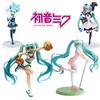 Fashion Hatsune Miku Series Anime Figure Cheerleader Hatsune Miku Action Figures Kawaii Girl Figurine PVC Collection Model Toys