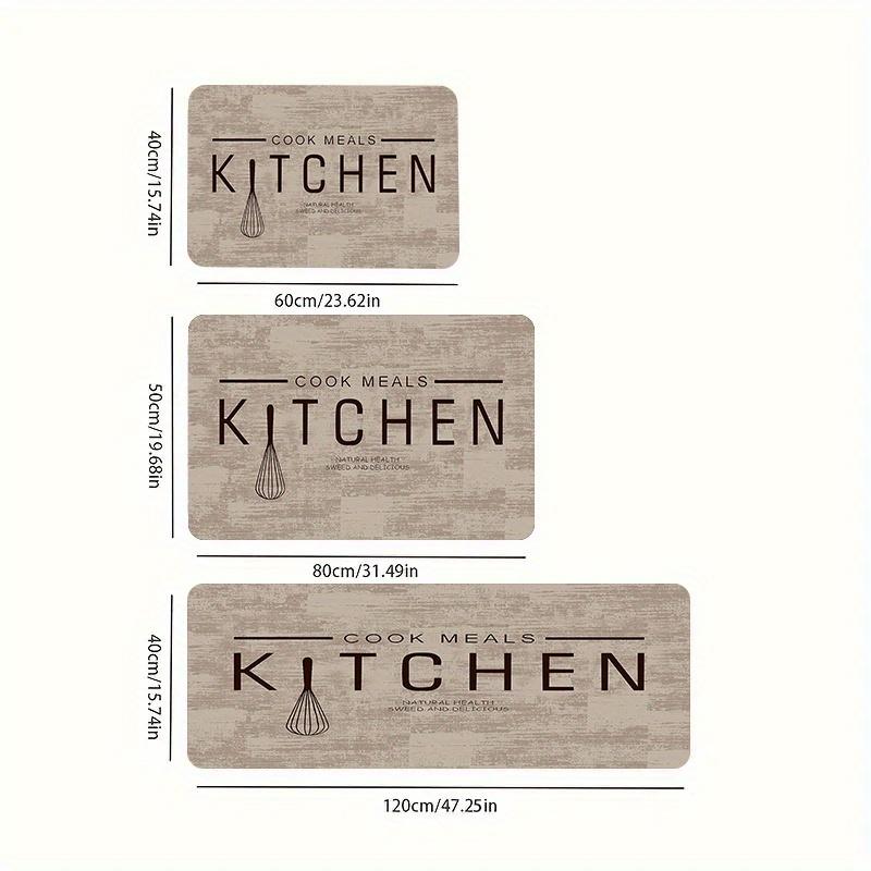 

VIKAMA Modern Style Carpet Simple Kitchen Rug Doormat Welcome Mat Long Carpet Soft Carpet For Live Room Home Decor 40X60CM (1.3X2FT