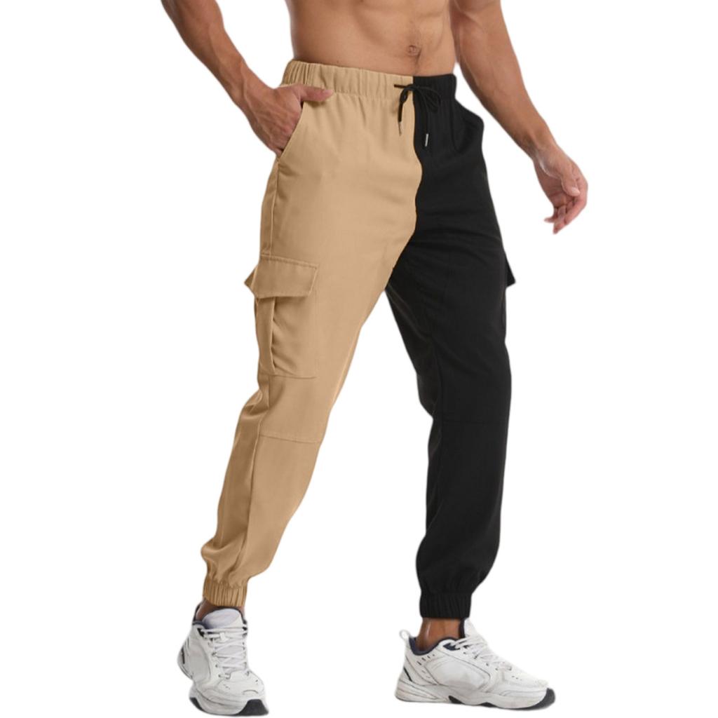 Men's Overalls Drawstring Multi Pocket Casual Pants Hiking Pants