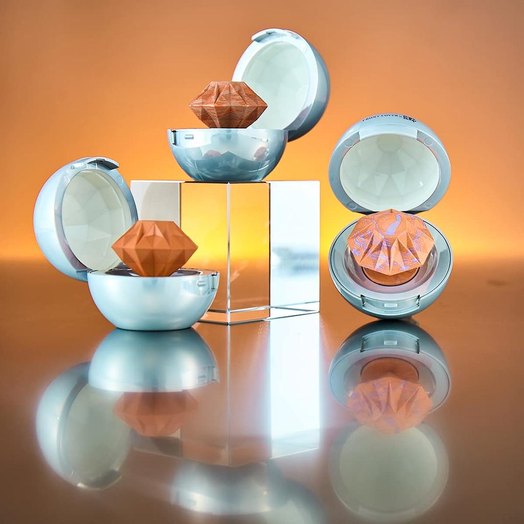 Front Cover FC Diamond Cheek Marble Orange MBOR2040 11g