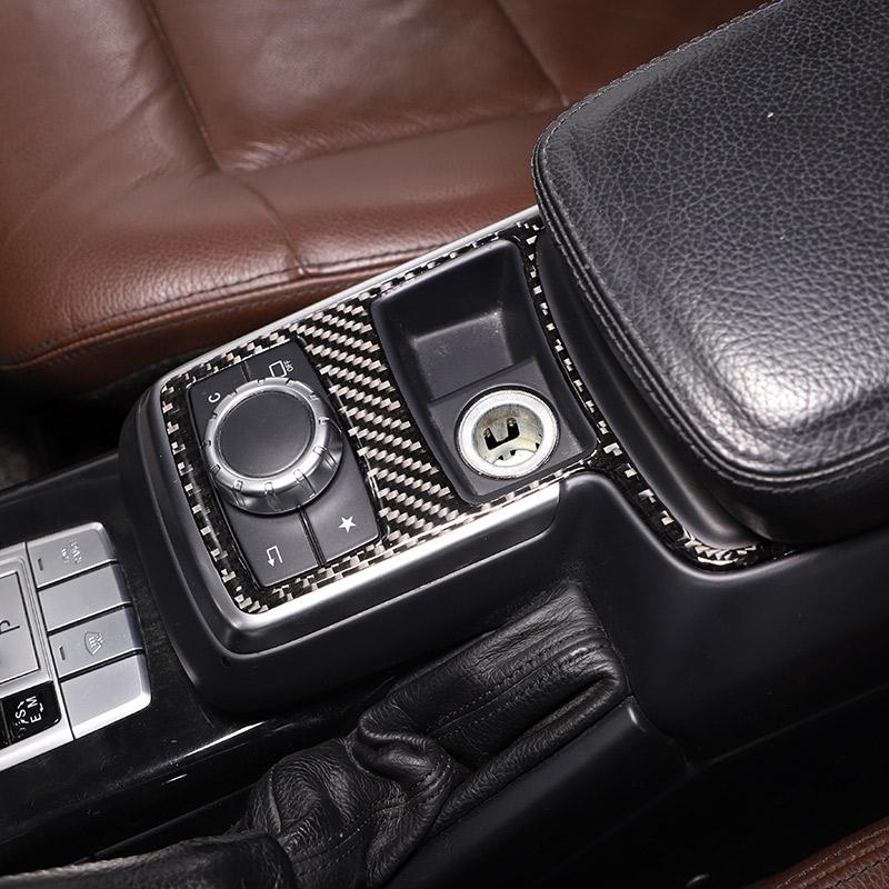 Soft carbon For Mercedes Benz G class W463 2013-18 Car Air Outlet Door Handle Trim sticker Inner & Outer Decoration Accessories