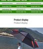 Daiwei Outdoor Rainproof Sun Protection Folding Fishing Umbrella, Universal Fit, 2.4m & 2.2m Sizes