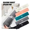 Silicone Faucet Absorbent Mat Portable Adjustable Water Splash Catcher Mat Thickened Splash Proof for Bathroom Kitchen