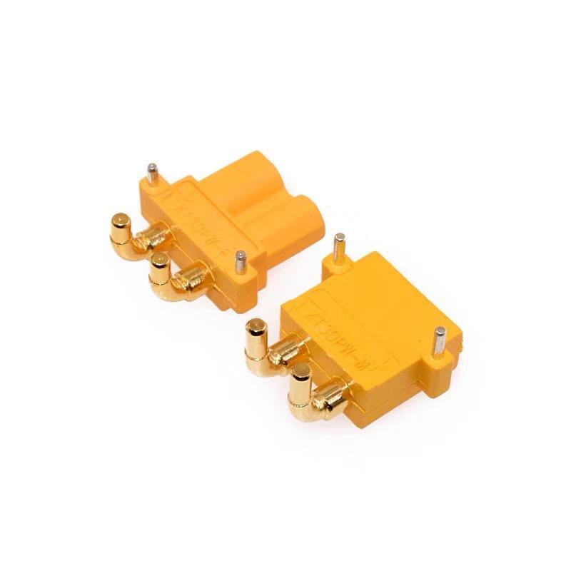2Pcs Xt30Pw-M/F Male Female Board Mount Connector Low Resistance Battery Plug For Rc Model Circuit Connection