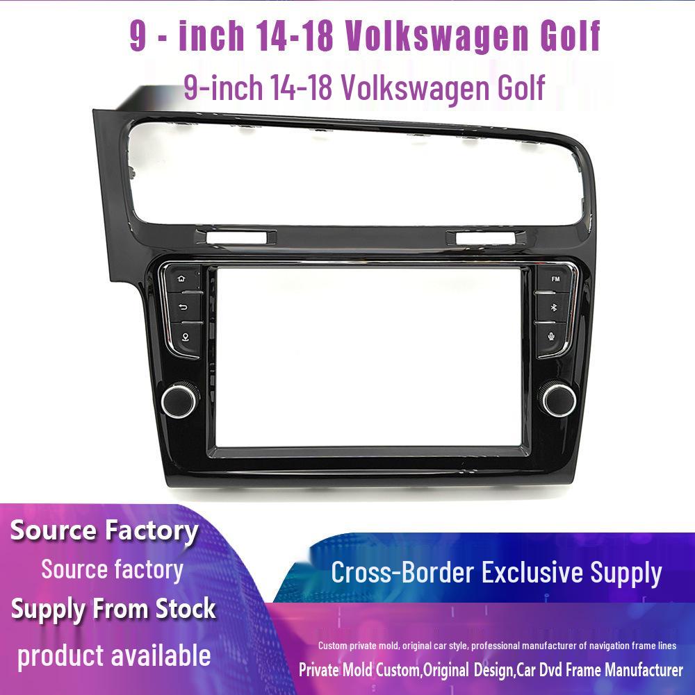 Universal Car Navigation Modification Panel for 2014-2018 Left-hand Drive Volkswagen Golf
